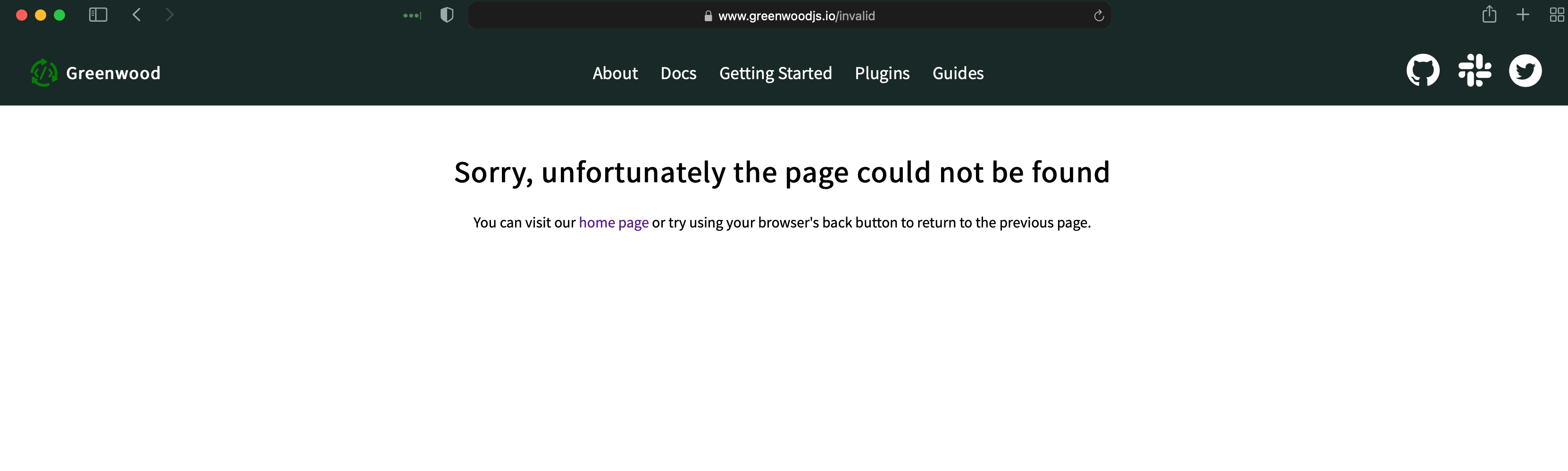 Not Found Page